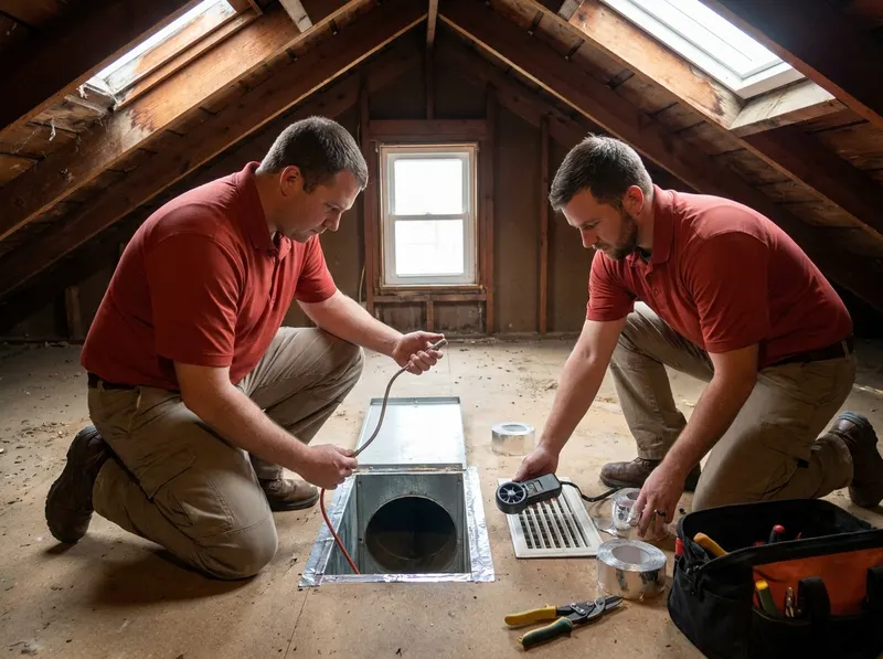 Ductwork Repair and Airflow Balancing in tulsa, OK